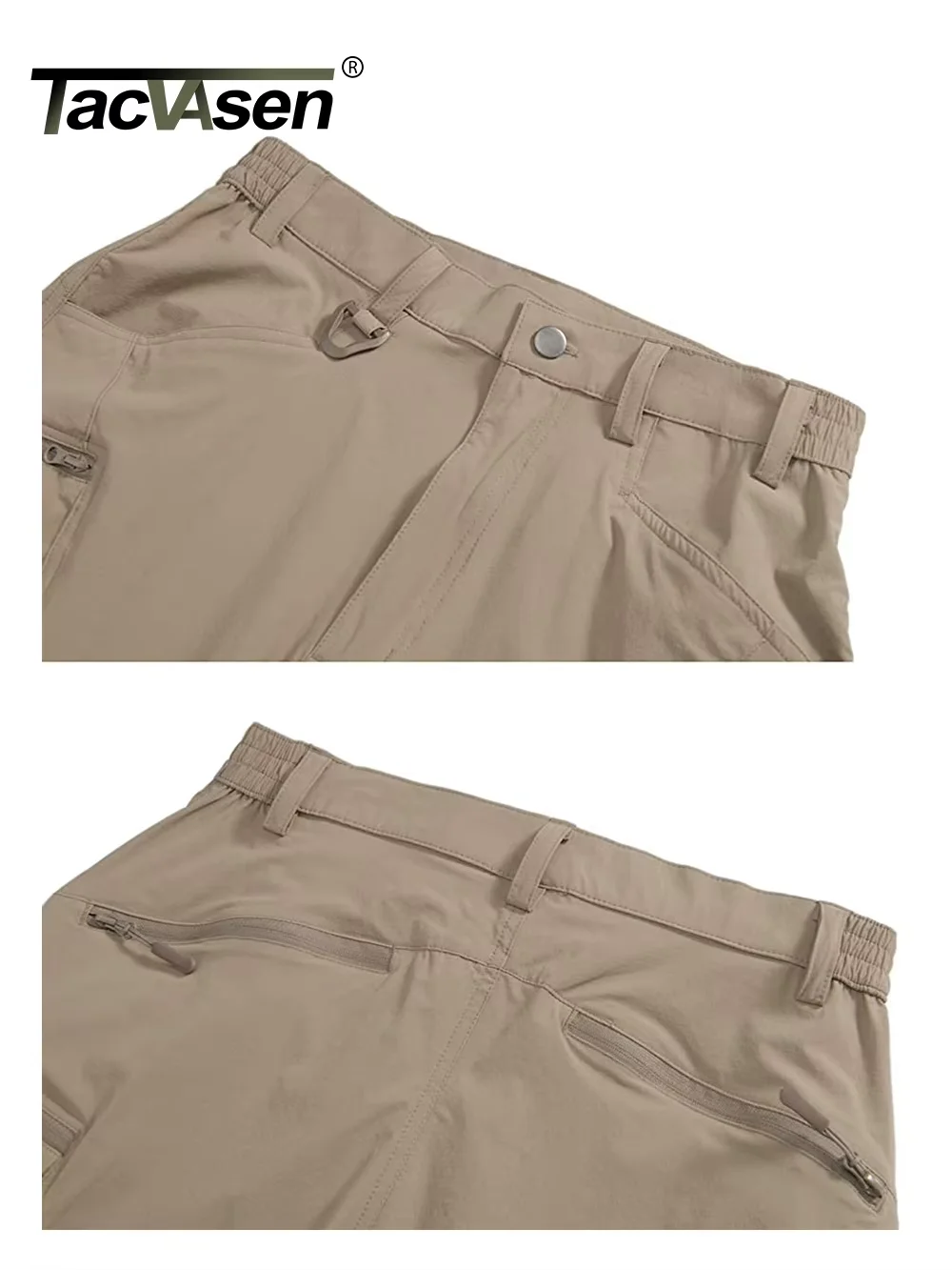 Casual Pants Summer Lightweight Mens Fishing Pants Outdoor Hiking Nylon Quick Dry Pockets Cargo