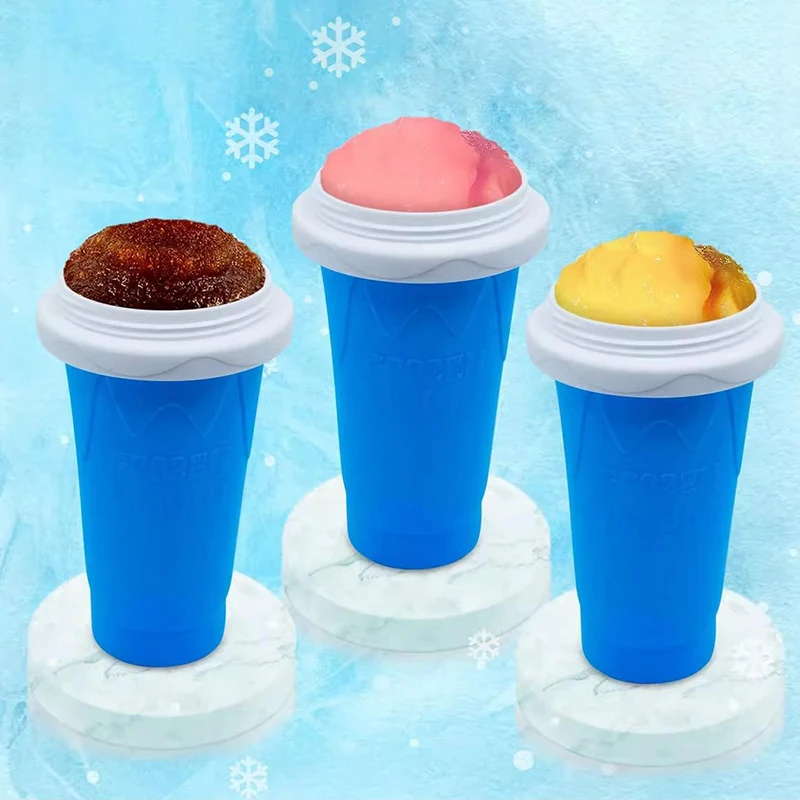 Smoothie Cup Quick-Frozen Slushy Maker Cup Large Capacity Slushy Cup For Homemade Smoothies Juice Ice Cream Summer Squeeze Beker Kitchen Tool