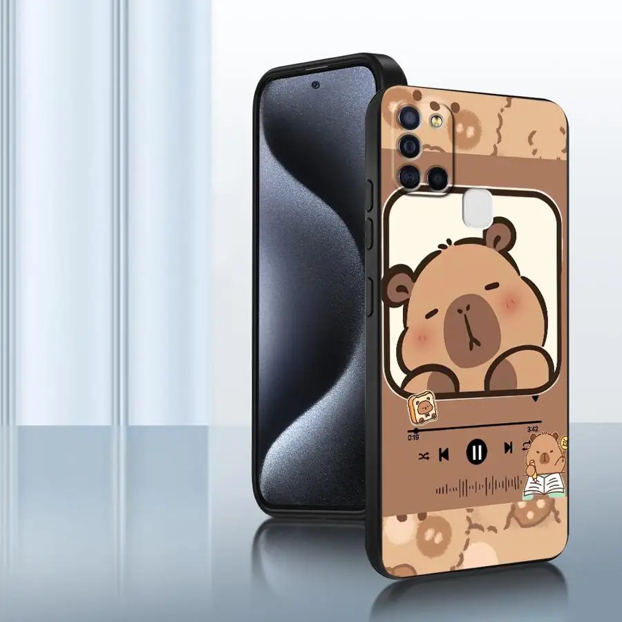 Adorable Capybara Design Phone Cover Case
