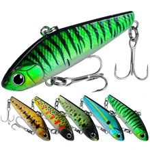 Leurre rigide coulant avec Wobbler pour la pêche en hiver, appât artificiel idéal pour la pêche à la manivelle, 6CM, 12G, 1 unité 