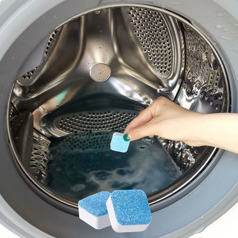 The Cleaner Store Washing Machine Cleaner Tablets - Solid Washer Deep  Cleaning Tablet, Triple Decontamination Remover with Safe Formula, for  Front