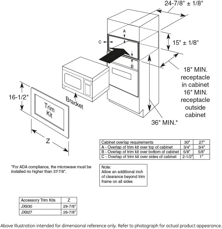Profile PEM31SFSS Countertop Microwave This Countertop Microwave Oven Is Built-in Capable with A Sleek Matching Trim Kit