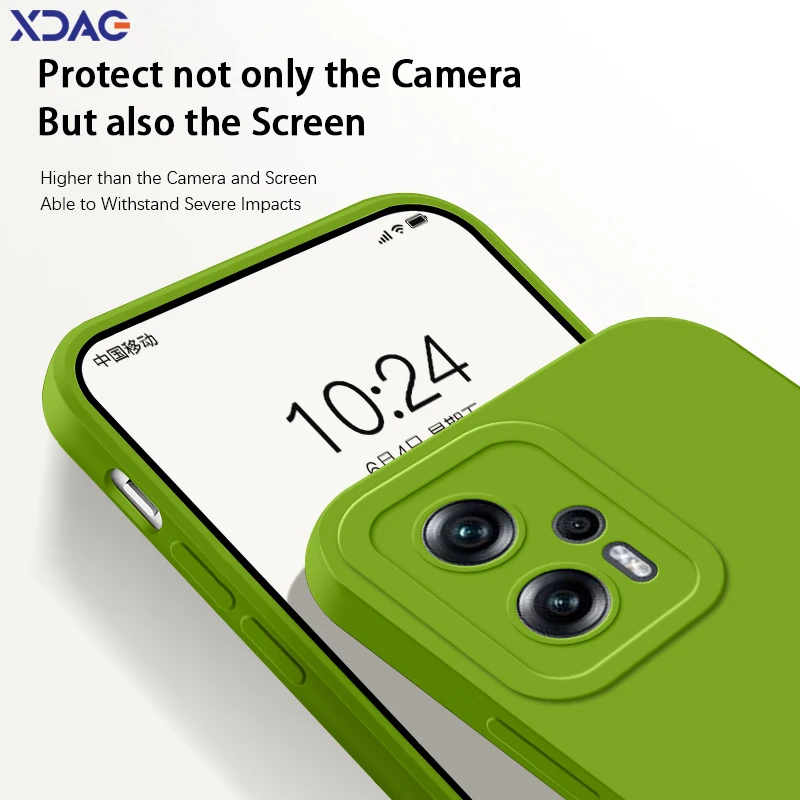 Angel Eyes Liquid Silicone Phone Case for Xiaomi POCO X4 GT 5G 360 Camera Protective Soft Shockproof Back Cover POCOX4 X4GT Bags — view 3