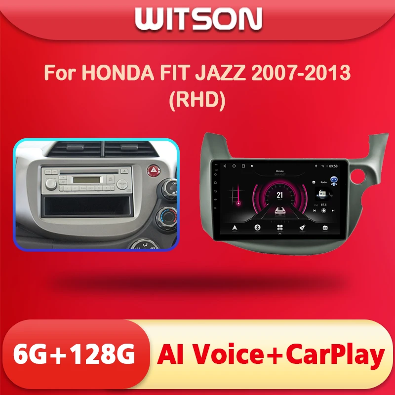 

Автомагнитола WITSON, 9 дюймов, Android 11, AI VOICE, 1 Din, для HONDA FIT/JAZZ 2009-2013