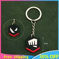 Valorant Keychain Fist Badge Sword Weapon Model Game Peripheral Machine Gun Metal Weapon Model  Game Display Gifts Toys for Kids 1