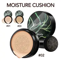 BB CC Cream  Face Foundation Concealer Cushion Mushroom Base Waterproof Brighten Makeup Brightening Tone Cosmetics Make up 1