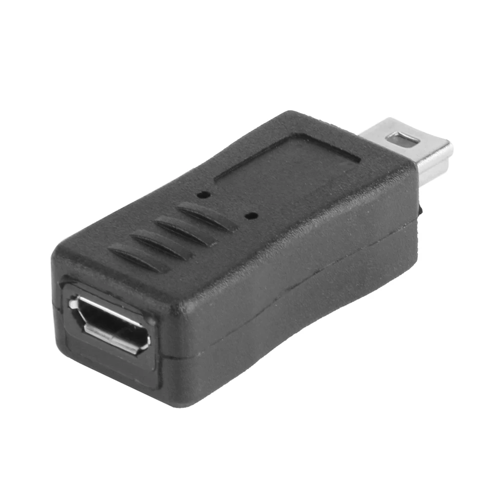 미니 USB 5핀 남성형 - 마이크로 USB 여성형 T자형 V3V8 어댑터 변환기