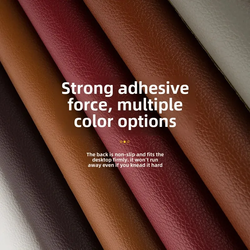 Self-Adhesive Leather Fabric Patch for Sofa Seat Refurbishment And Background Decoration High Quality Artificial Leather