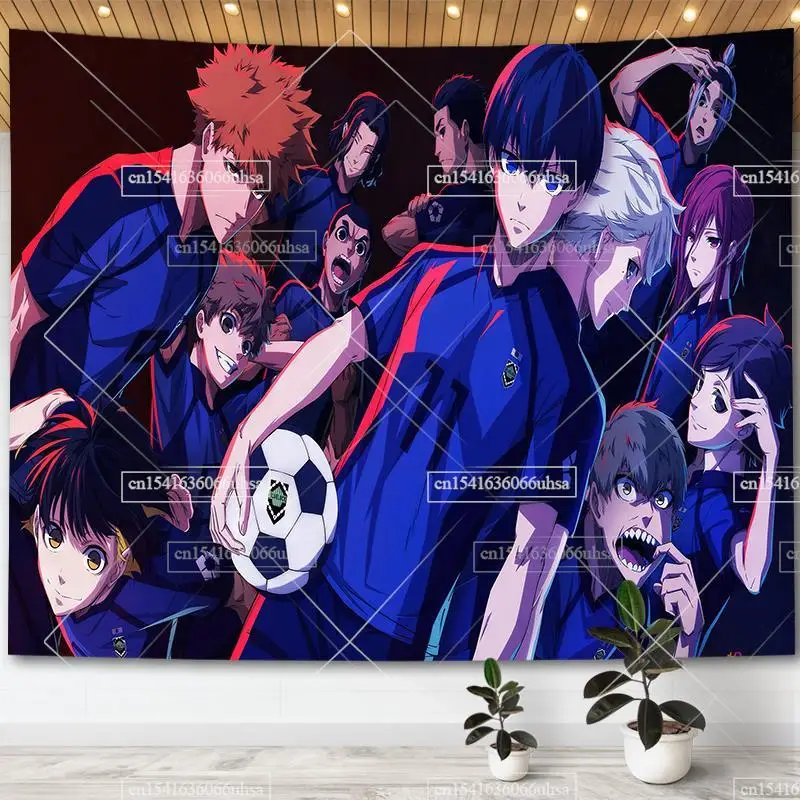 Blue Lock Anime Tapestry Wall Hanging Bluelock Manga Art Posters Aesthetic  Room Decor Japan Tapestries Bedroom Decoration - AliExpress