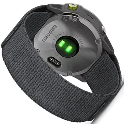 Nylon Textile QuickFit Watchband - 22mm & 26mm Adjustable Strap - QuickFit 26mm (Gray)