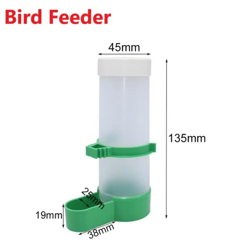 Bird Water Drinker Automatic Drinking Fountain Pet Parrot Cage Bottle Drinking Cup Bowls Dispenser