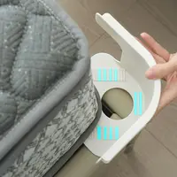4PCS Adjustable Bed Sheet Clips Non-slip Invisible Anti-Slip Sheet Holders DIY Anti-run Bedsheet Grippers Fixed Bed Sheet Holder 2