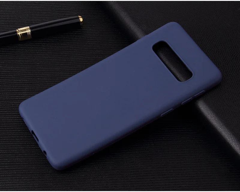 Silicone Candy Color Matte Soft Back Cover Case