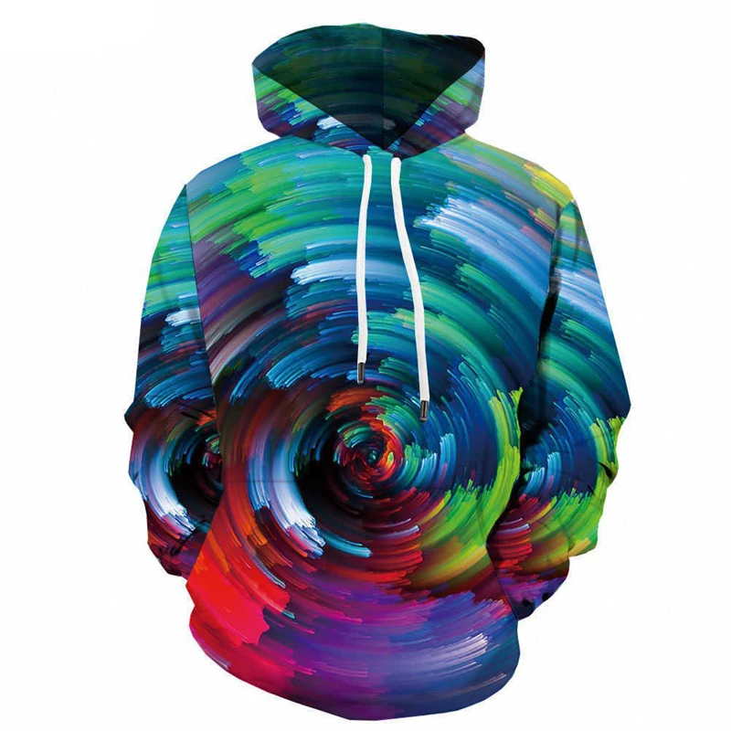 thumbnail image 1 of Venta caliente Sudadera con capucha psicodélica con estampado 3D para hombres y mujeres Sudadera con capucha de manga larga con personalidad genial Jerseys de calle de primavera Ropa masculina, 1 of 4