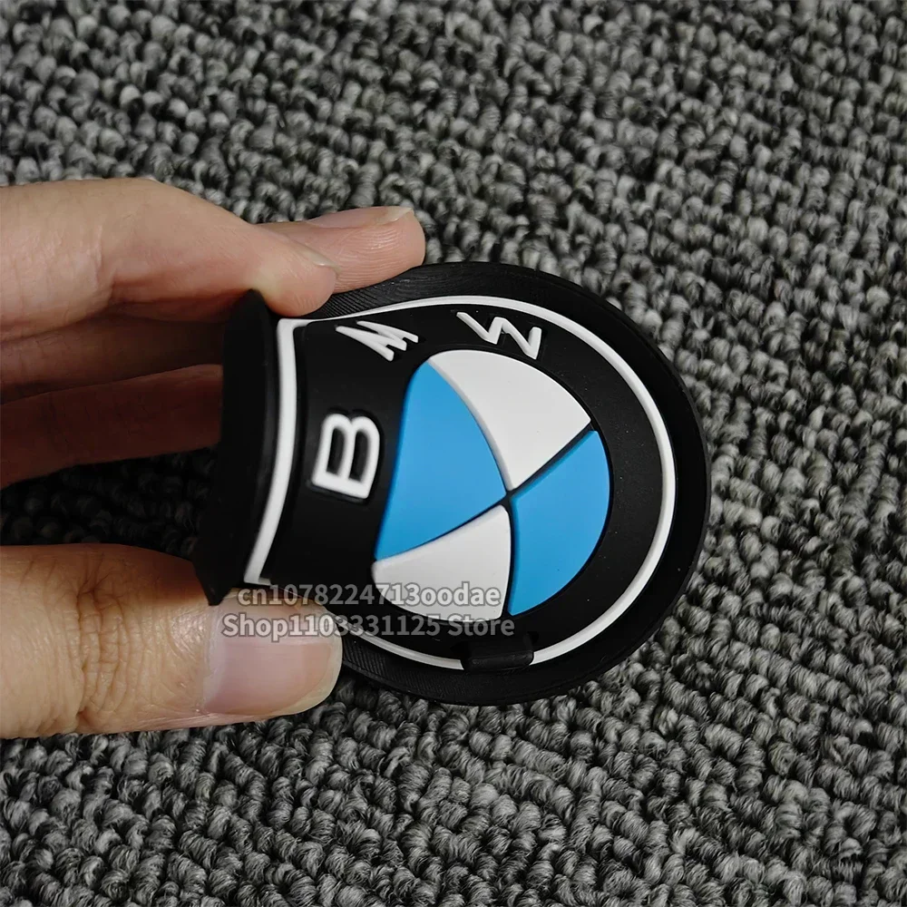 두꺼운 실리콘 고무 자동차 컵받침 (BMW E90 F10 E60 F30 F20 E92 F15 F16 X M 1 2 3 4 5 6 시리즈 악세사리)