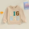 6M-4Y Toddler Baby Boy Big Brother Sweatshirt Crewneck Shirt Fall Winter Clothes 1