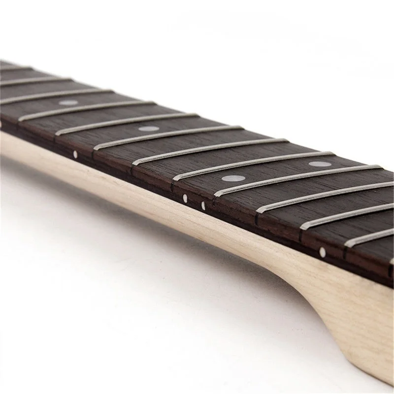 Description Picture 6 of item22 Fret Maple & Rosewood Guitar Neck Backboard Midline Household Electric Guitar Handle Neck Accessories String Instrument Parts