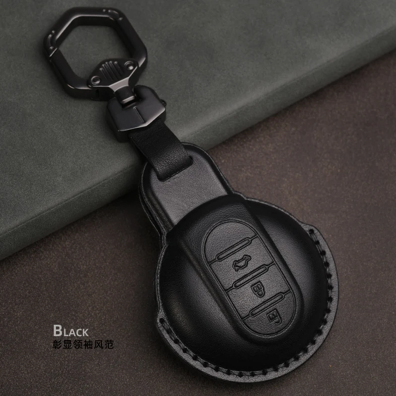 For BMW Mini COOPERS ONE JCW F56 F55 F54 F57 F60 R55 R56 R57 R58 R59 R60 S  Auto Accessories Leather Car Key Case Cover - AliExpress