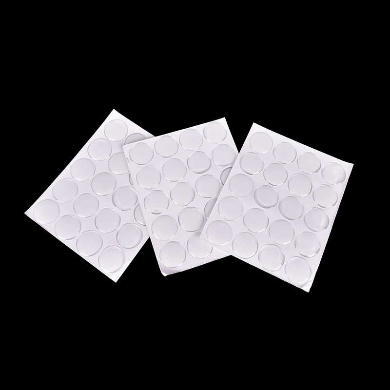 100PCS 1" Round 3D Crystal Clear Epoxy Adhesive Circles Dome Sticker Bottle Cap resin craft material