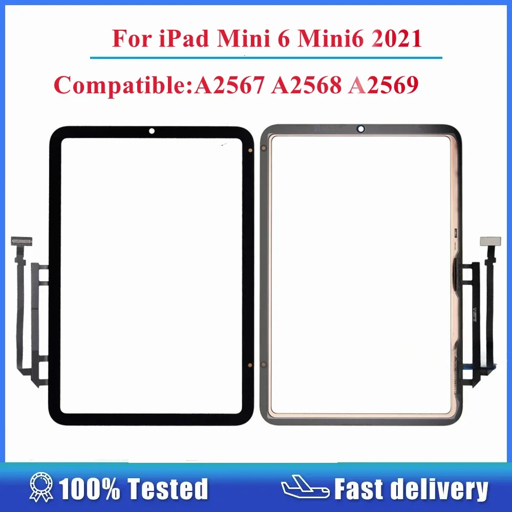 

Original For iPad Mini 6 Mini6 2021 A2567 A2568 A2569 Touch Screen Digitizer Replacement Spare Part + Tools