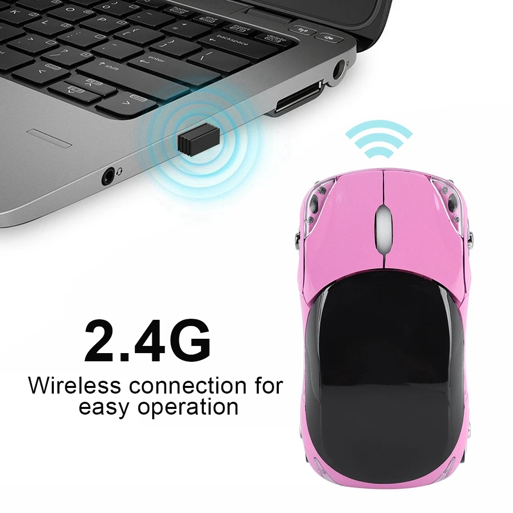 Wireless Mouse 2.4G Optical 1600DPI for Mac/ME/Windows PC/Tablet Gaming Office Portable
