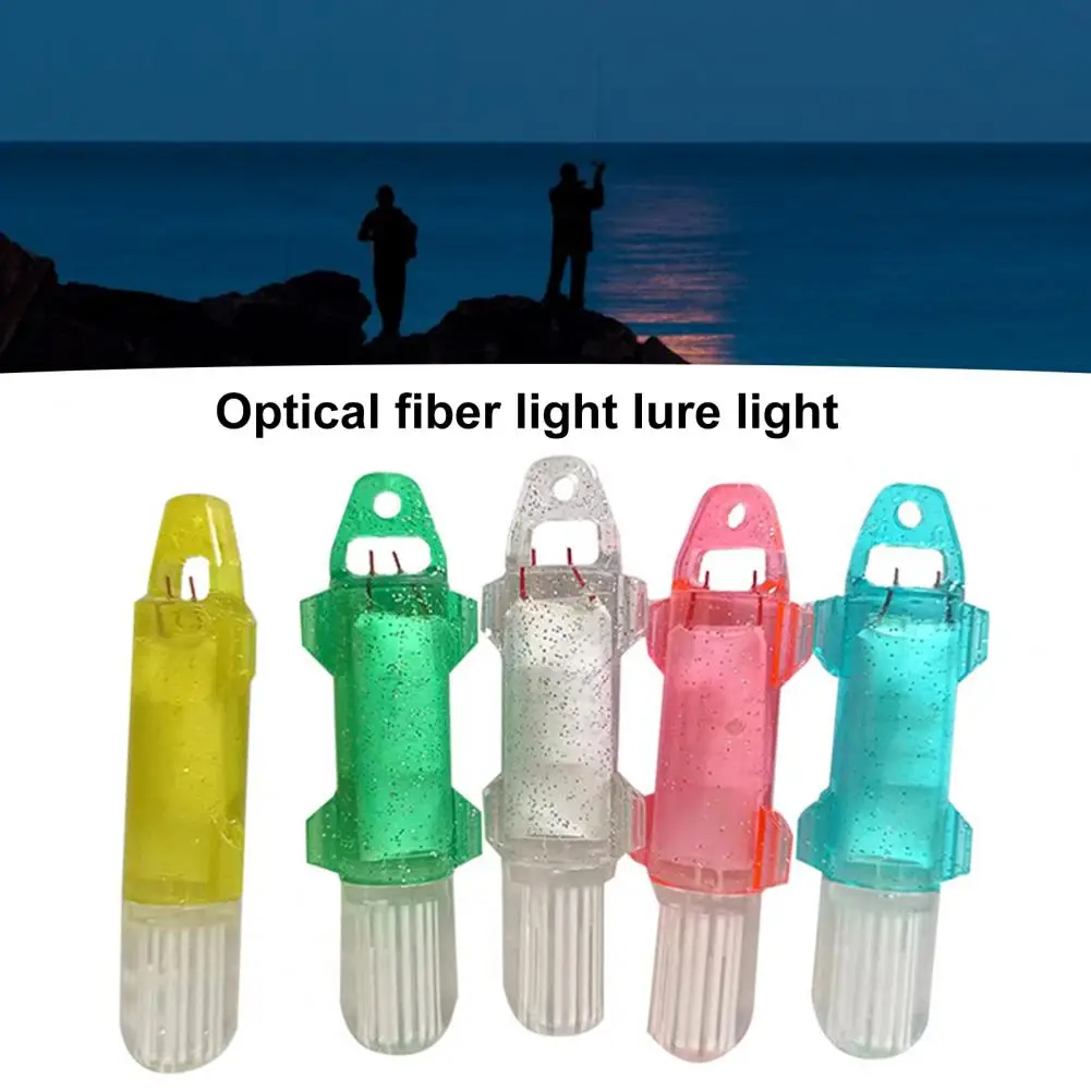 Fish Attraction Light Long Lasting Power Saving Fiber Optic Light Multiple Colors LED Fiber Optic Lamp for Angling