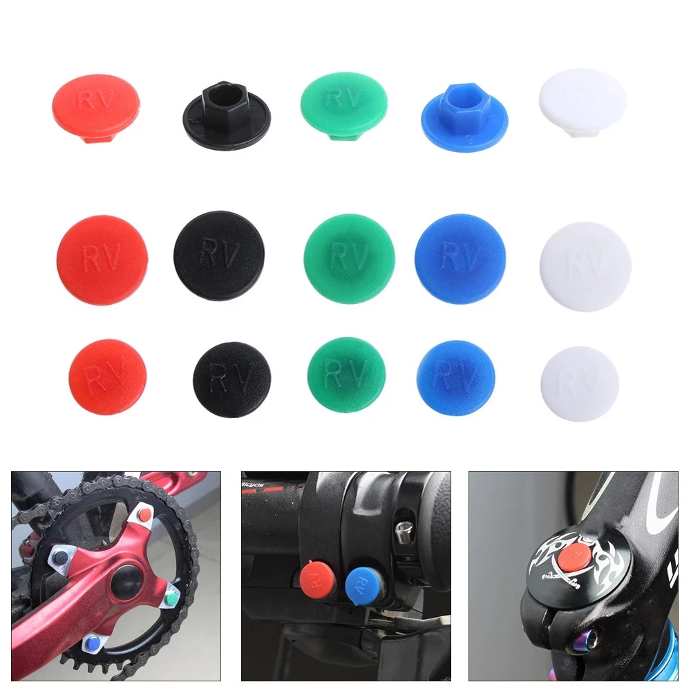 Protective Mountain Bike Dust-Proof Head Heighten Device Hexagon Bolt Cover Screws Cap