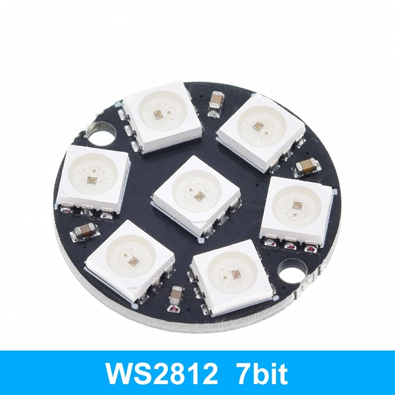 ตัวเลือกสินค้า 4 8 12 16 ช่อง WS2812 WS2812B WS 2811 5050 RGB LED โคมไฟโมดูล 5V 1Bit 4Bit 8Bit 12Bit 16Bit 24Bit Rainbow LED สําหรับ DIY