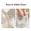 Large Capacity Cereal Containers with Measure Cup with Handle High Sealing Performance Plastic Sealed Jar Insect-proof 5