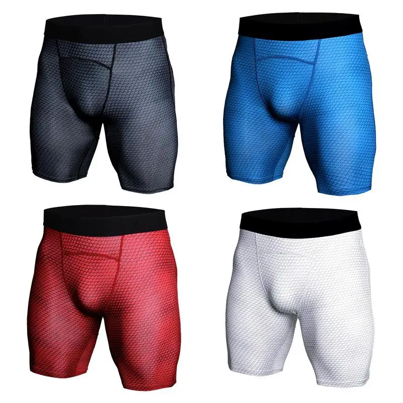 цена Compression Shorts Men Running Compression Shorts for Men Compression Sport Shorts for Athletic Workout Running Fitness Cycling