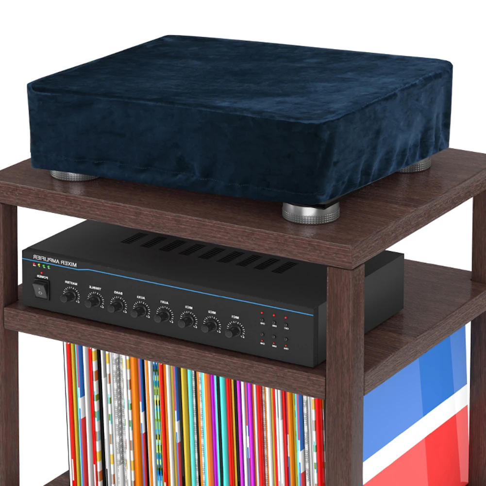 Stereo Turntable Protective Cover Wear Resist Record Player Dust Case Foldable Turntable Sleeves Record Player Accessories