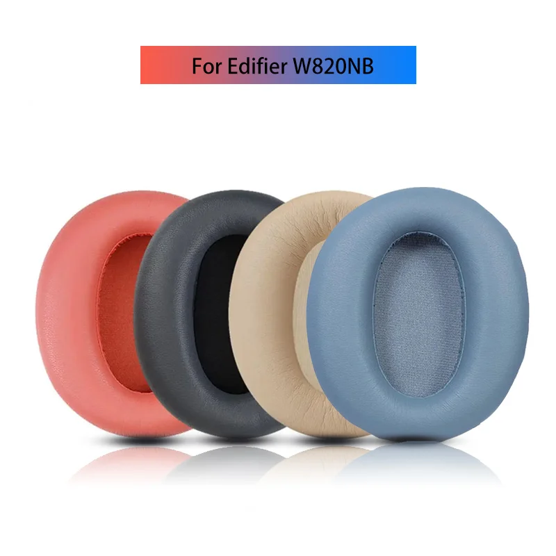 

1 Pc Headphone Cover For Edifier W820NB Dirt-resistant Soft Fast Rebound Faux Leather Ergonomics Headphone Cushion
