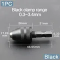 1PC(0.3-3.4mm) Black