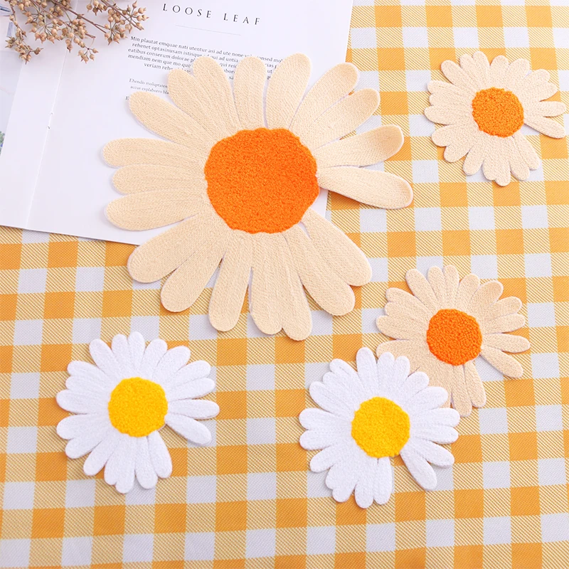 

Sunflower Embroidery Patch Flower Embroidery Patch Handmade DIY Iron On Clothes Sewing Supplies Accessorie Iron On Patches Lette