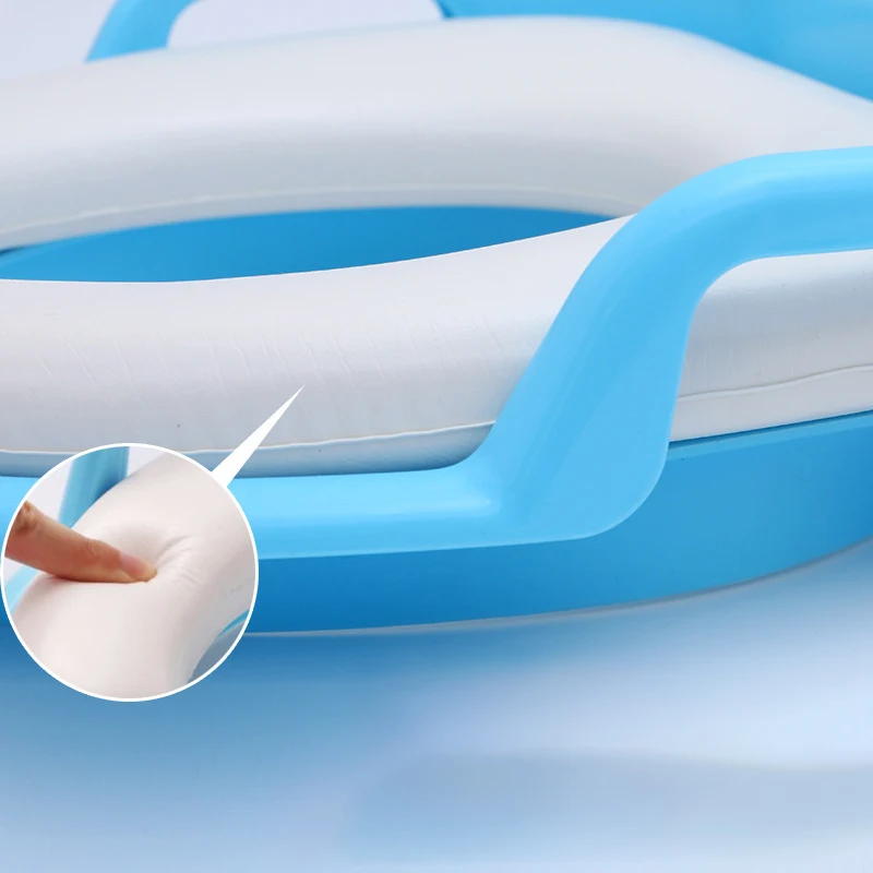 Newborn Potty and Seat Children's Portable PVC Baby Aid Toilet Training Handheld Thickened Comfortable Baby Toilet Sea potty training urinal children toilet seat portable potty