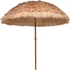 Patio Beach Umbrella Hawaiian Style 10 Ribs UPF 50+ with Tilt Carry Bag for Outdoor Tiki Bar,Patio Garden Beach Pool Backyard 2