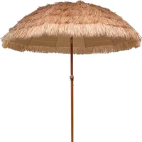 Patio Beach Umbrella Hawaiian Style 10 Ribs UPF 50+ with Tilt Carry Bag for Outdoor Tiki Bar,Patio Garden Beach Pool Backyard 2