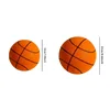 18cm/22cm Silent basketball racket ball for children's indoor training Baby silent sponge elastic small leather ball toys 3