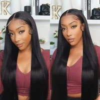 Straight Perruques Cheveux Humains 32 Inch Wigs Human Hair Perruque Brésilienne Human Hair Wigs 13x6 Perruque Cheveux Humains Perruque Femme Transparent Hd Lace Wigs Lace Frontal 13x6 3-5 workdays delivery 5