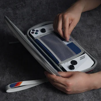 Geekshare Carrying Case for ROG Ally,Drop-proof Waterproof White Starry Sky Bag Hardshell Gaming Cases Accessories Cases 2