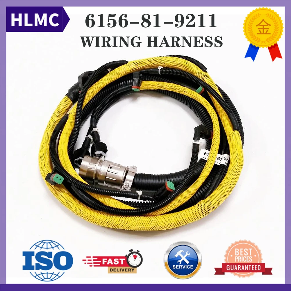 

6156-81-9211 6156819211 6D125 впрыск проводки двигателя