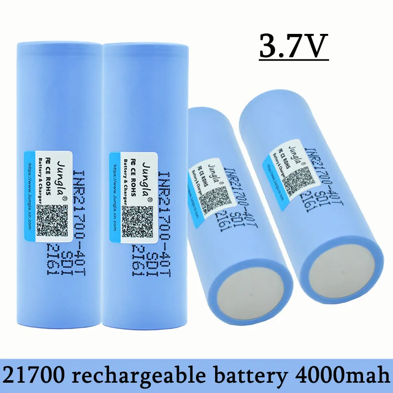 

21700 Rechargeable Battery 4000mah 30a 40t 3.7v High Discharge High Capacity Lithium Li-ion Batteries For Flashlight Toys Cell