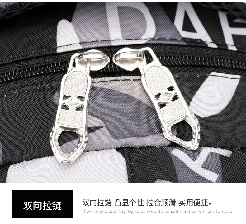 Rucksack Trendy Junior High School High School Tasche Reise Koreanische Version Männer Und Frauen Mode Verdicken Doppel Schulter Taschen – Detail 21