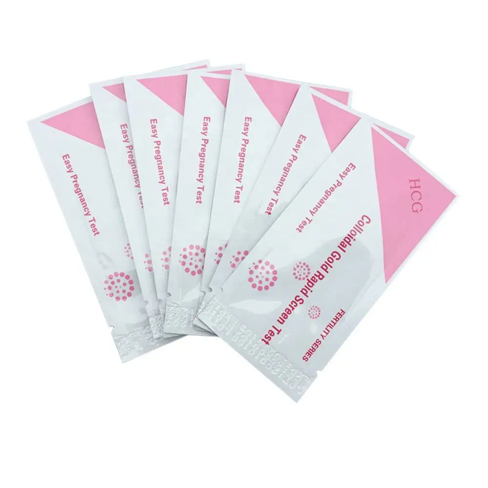 Pregnancy Test Strips 50-Count Individually Wrapped Pregnancy Strips Early Home Detection Test Kit Clear HCG pregnancy test pregnancy test strips