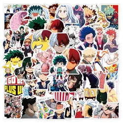10/30/50Pcs Anime Mon Héros Universités Izuku Figure BRICOLAGE Autocollants Graffiti Enfants Jouet Planche À Roulettes Téléphone Ordinateur Portable Bagages Autocollants 