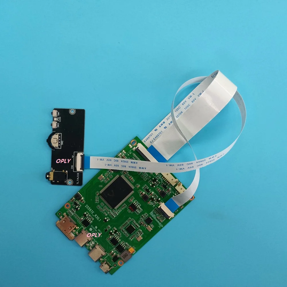 

Плата контроллера EDP Mini HDMI-совместимая с Type-C для Φ LP156WF6 1920X1080 15,6 "монитор, ЖК-экран, панель, комплект Micro USB, сделай сам