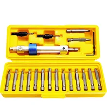 

High Speed Steel 20pc Countersunk Head Converter Electric Screwdriver Conversion Bit Tool Set Countersunk Drill