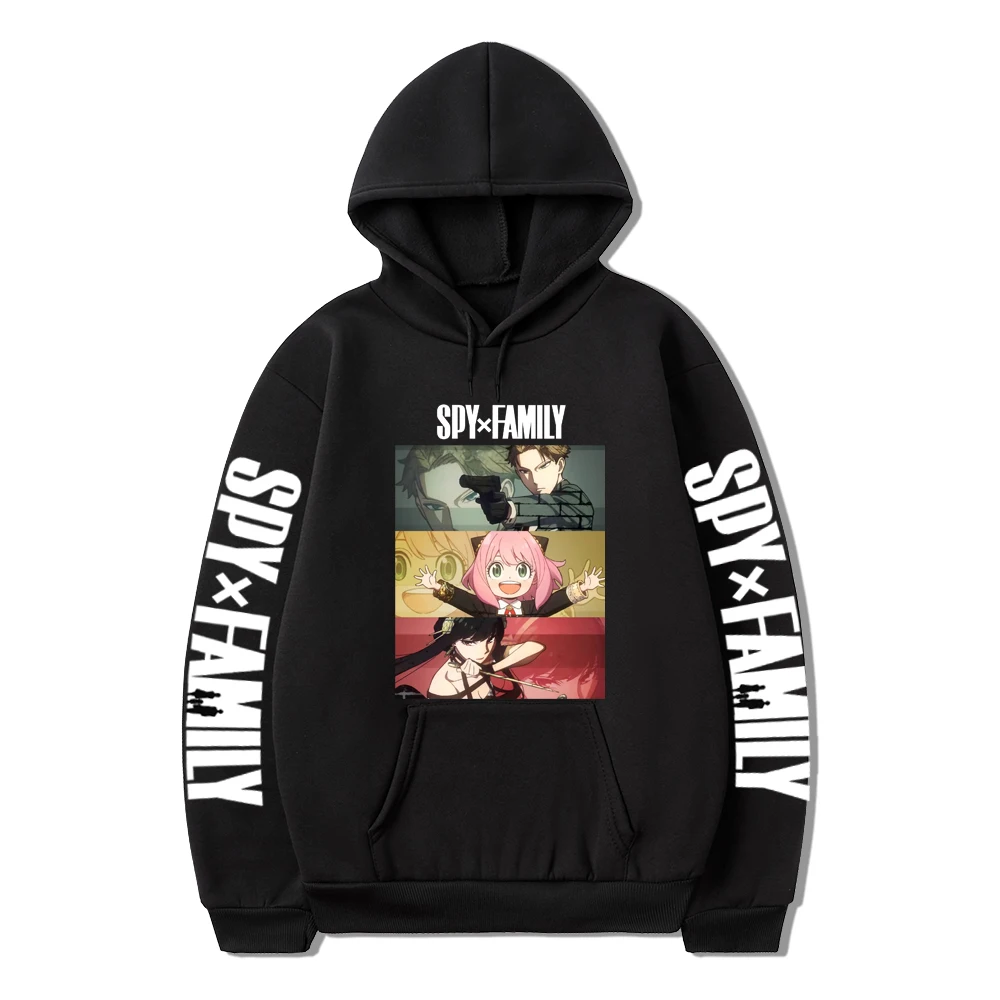 

2022 Women Men Hoodies Spy X Family Prints Anime Manga Fashion Oversized Sweatshirt Harajuku Kawaii Girls Pullover Clothes