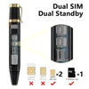 SERVO K07 Plus mini Mobile Phone Pen Dual SIM Camera Fan Bluetooth Dialer Radio Recorder Magic Voice Cellphone Long standby time 3