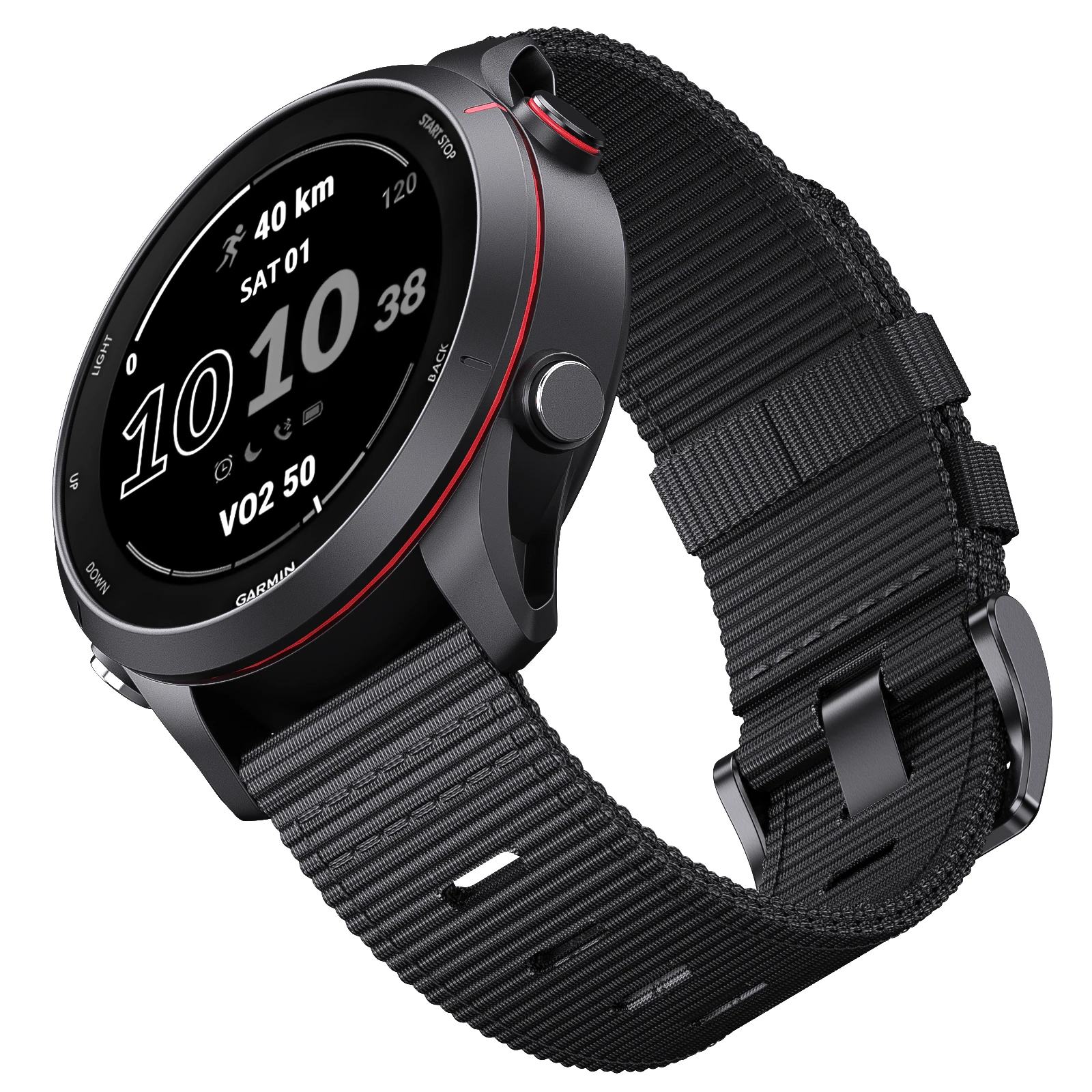 Magnetic Braided Nylon Watch Bracelet Strap, 20mm/22mm, Durable and Stylish Band